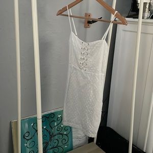 white dress tight * WORN LIGHTLY *